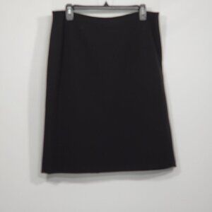 Unbranded  Black Pencil Skirt  Women's Size 10 Back Slit